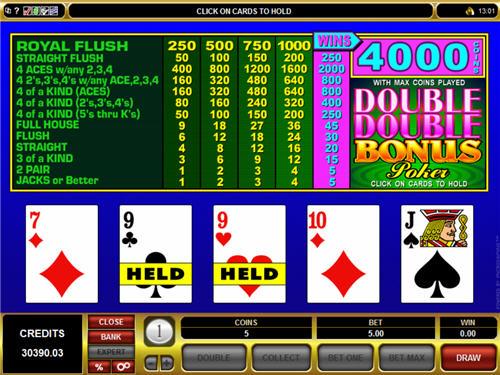 How to Play Double Double Bonus Poker